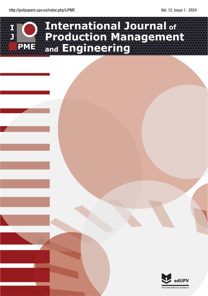 Portada de International Journal of Production Management and Engineering
